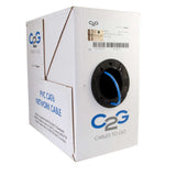 C2G 56017 Cat6 Bulk Unshielded (UTP) Ethernet Network Cable with Solid Conductors, Riser CMR-Rated, TAA Compliant, Blue (1000 Feet, 304.8 Meters)