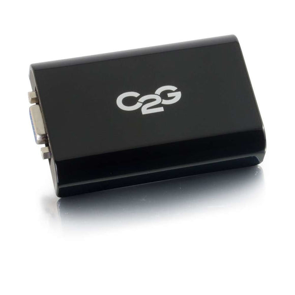 C2G 30560 USB 3.0 to VGA Video Adapter, External Video Card, Black