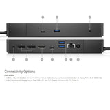 Dell WD19 180W Docking Station (130W Power Delivery) USB-C, HDMI, Dual DisplayPort, Black