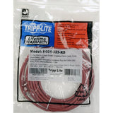 Cat5e 350mhz Snagless Molded Patch Cable (Rj45 M/M) - Red, 15-Ft.