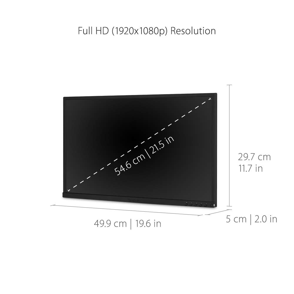 ViewSonic VG2248_H2 22 Inch Dual Pack Head-Only IPS 1080P Monitors with HDMI DisplayPort USB for Home and Office