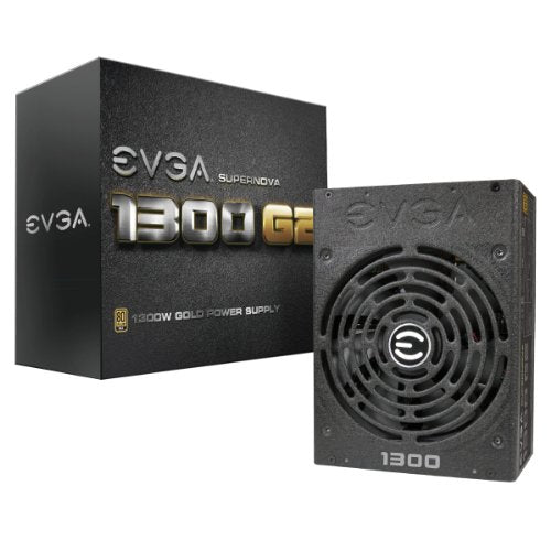 EVGA Supernova 1300 G2, 80+ Gold 1300W, Fully Modular, 10 Year Warranty, Includes Free Power On Self Tester Power Supply 120-G2-1300-XR