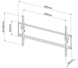 Slim Tilt 42-80in Eco Wallmount