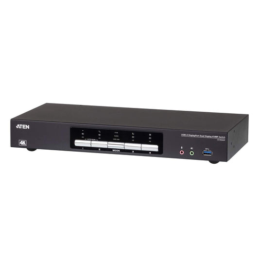 ATEN CS1944DP 4-Port USB 3.0 4K 60Hz DisplayPort Dual Monitor Display KVMP Switch