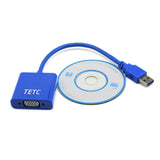 StarTech.com USB to VGA Adapter - External USB Video Graphics Card for PC and Mac - 1920 x 1200 (USB2VGAPRO2)