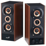 Genius 50 Watt Three-way Hi-Fi Wood Speakers (SP-HF1800A)