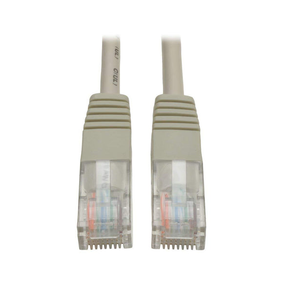 Tripp Lite N002-010-GY 10 Feet 350MHz Cat-5e Molded Patch Cable (Gray)