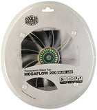 Cooler Master MegaFlow 200 - Sleeve Bearing 200mm Blue LED Silent Fan for Computer Cases