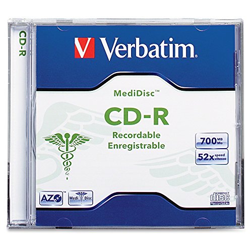 Verbatim Medidisc - 1 X CD-R 700 Mb ( 80min ) 52x - Thermal Transfer Printable S