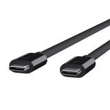 BELKIN F2CD084BT0.8MBK Belkin Thunderbolt 3 Cable (100W Thunderbolt Cable, USB-C to USB-C Cable), 2.6ft/0.8M,