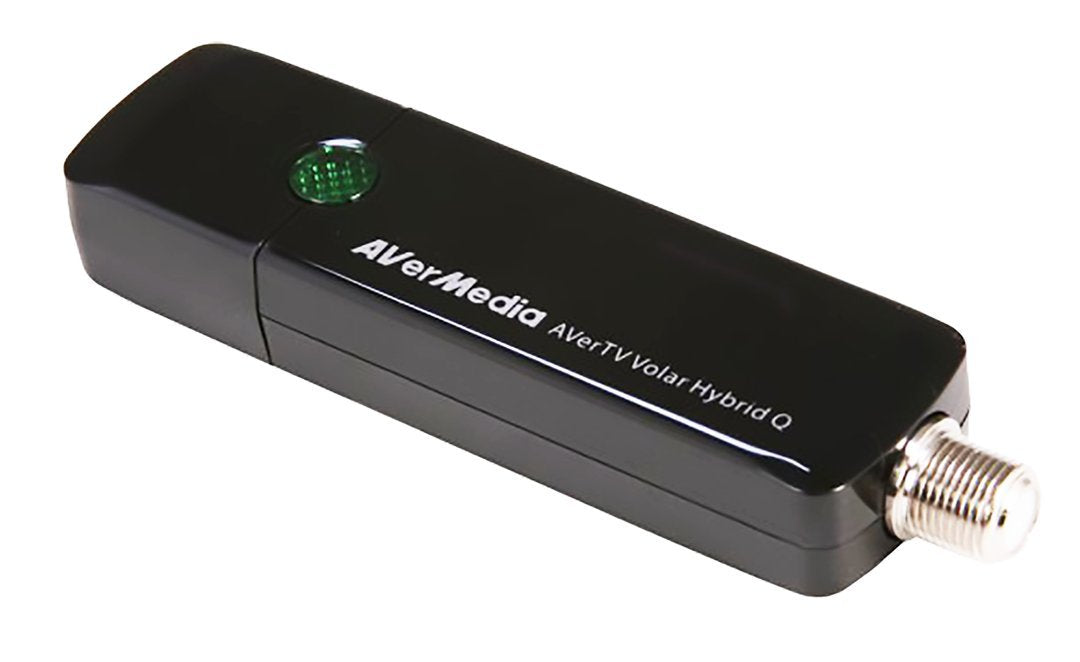 AVerMedia AVerTV Volar Hybrid Q, USB TV Tuner, ATSC, Clear QAM HDTV & FM Radio, Supports Windows & Android TV 7.0 or above (H837)