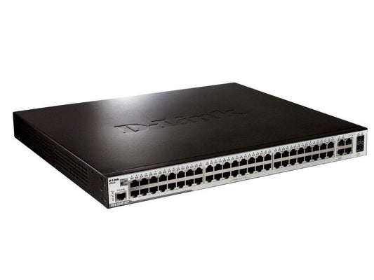 Managed 48-Port 10/100 Poe L2 Switch, 2 100/1000 Sfp Ports + 2 Combo Sfp Slots
