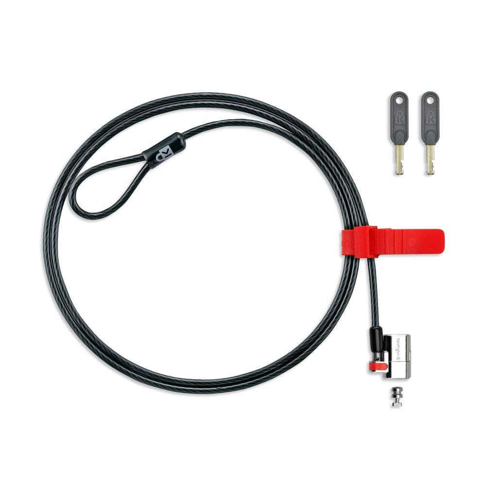 Kensington 8589664637 Clicksafe Keyed Laptop Lock, Retail Packaging