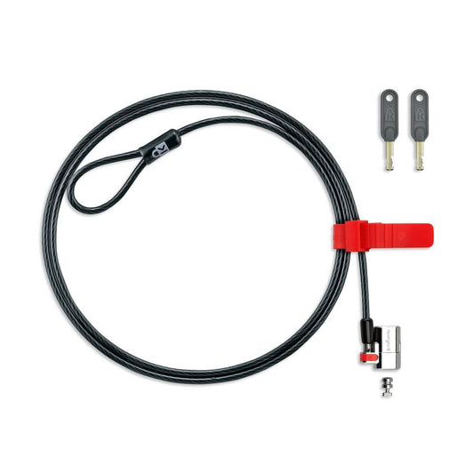 Kensington 8589664637 Clicksafe Keyed Laptop Lock, Retail Packaging