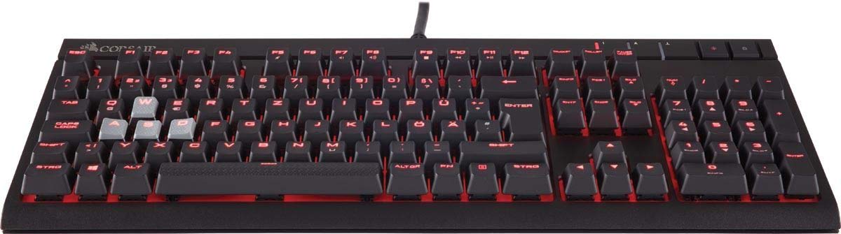 Open Box CORSAIR STRAFE RGB MK.2 Mechanical Gaming Keyboard - USB Passthrough - Linear and Quiet