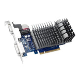 ASUS GT 710 2GB DDR3 64bit Dual Slot, Passive Low Profile Graphics Cards, Blue/Silver 710-2-SL-CSM