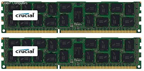 Crucial 32GB Kit (16GBx2) DDR3L 1600 MT/s (PC3-12800) DR x4 RDIMM 240-Pin Server Memory CT2K16G3ERSLD4160B