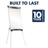 Quartet Euro Magnetic Presentation Easel, Whiteboard/Flipchart, 27-Inch x 39-Inch (EU500E)