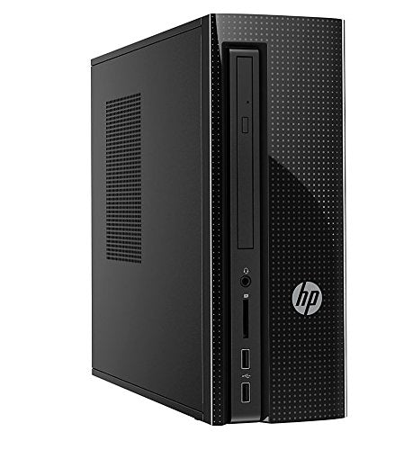 HP 260-A010 Premium Slimline Desktop - Intel Quad-Core Pentium J3710 up to 2.64GHz, 4GB RAM, 1TB HDD, DVD, 802.11bgn, Bluetooth 4.0, HDMI, USB 3.0, Windows 10 Home (Renewed)