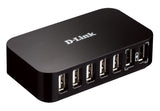 D-Link DUB-H7BL 7 Port USB 2 Hub