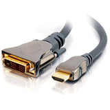 C2G 40286 SonicWave HDMI to DVI-D Digital Video Cable M/M, in-Wall CL2-Rated (1.6 Feet, 0.5 Meters)