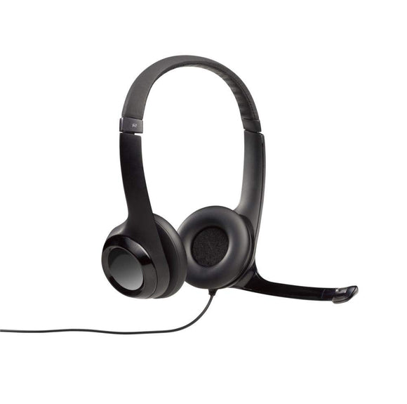 Logitech - 991-000290 - Edu Focused USB Headset with Microphone (5 Pk)- Black