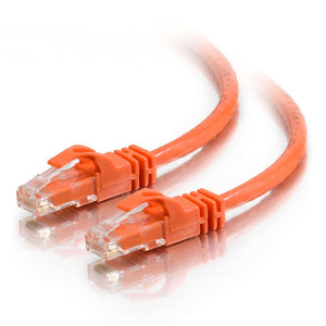 Snagless Crossover Cable - Rj-45 (M) - Rj-45 (M) - 25 Ft - (Cat 6) - Orange (27895)