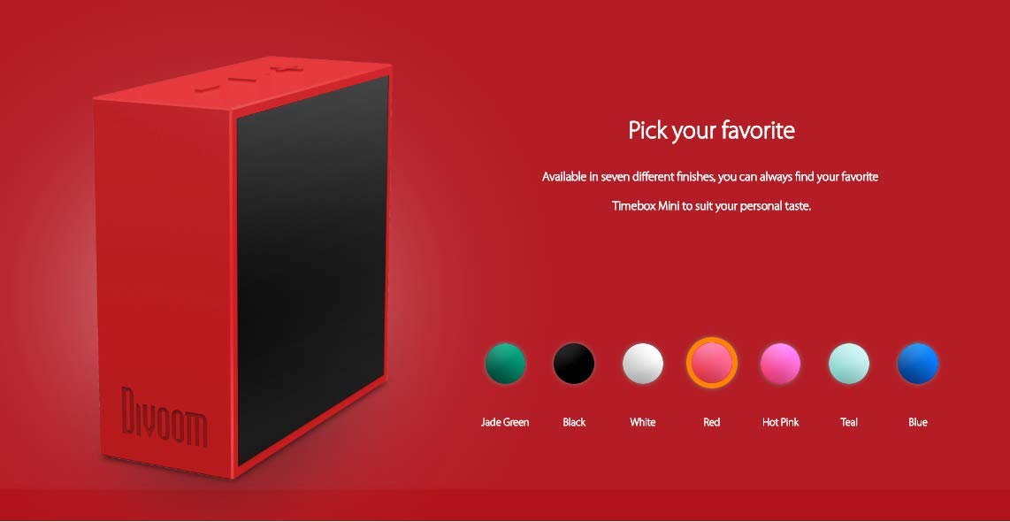 Timebox-Mini Smart Bluetooth Speaker, Red