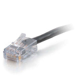 C2g 15Ft Cat6 Non-Booted Network Patch Cable (Plenum-Rated) - Black