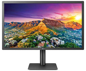 LG 24MD4KL-B Ultrafine 4K Display 24" UHD IPS Monitor 1200:1CR, 60Hz, 14ms with macOS Compatibility, Height/Tilt Adjustable Stand