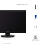 ViewSonic VA2446M-LED 24 Inch Full HD 1080p LED Monitor with DVI and VGA Inputs