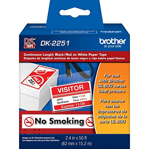 WHITE CONTINUOUS PAPER TAPE