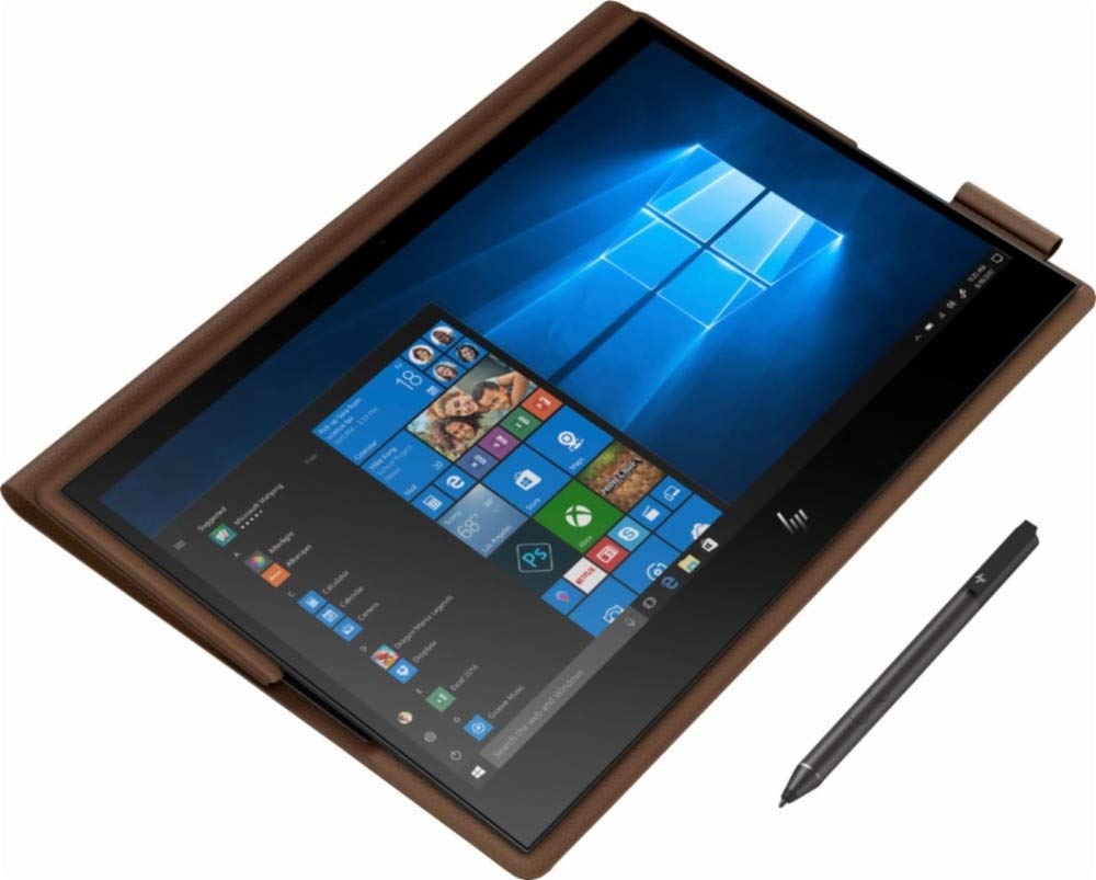 HP Spectre Folio Leather x360 13" Touchscreen Laptop (Intel Core i7, 8GB Memory, 256GB Solid State Drive, Windows 10, Cognac Brown) 13-ak0013dx