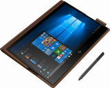 HP Spectre Folio Leather x360 13" Touchscreen Laptop (Intel Core i7, 8GB Memory, 256GB Solid State Drive, Windows 10, Cognac Brown) 13-ak0013dx