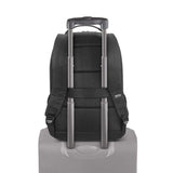 Solo New York Gravity A/D Backpack for Women and Men. Fits up to 15.6 inch Laptop and Notebook Perfect for Business, Travel, School and College-Black