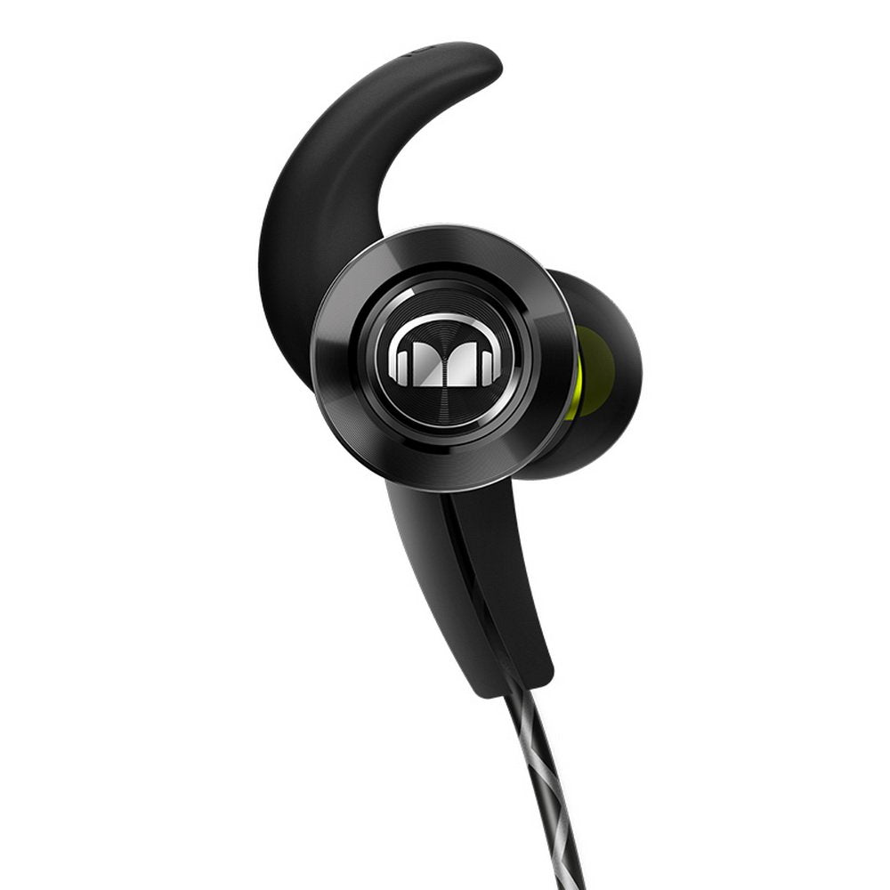 Open Box Monster Isport Victory Bluetooth Wireless in-Ear Headphones (Earbuds), Black,	137085-00
