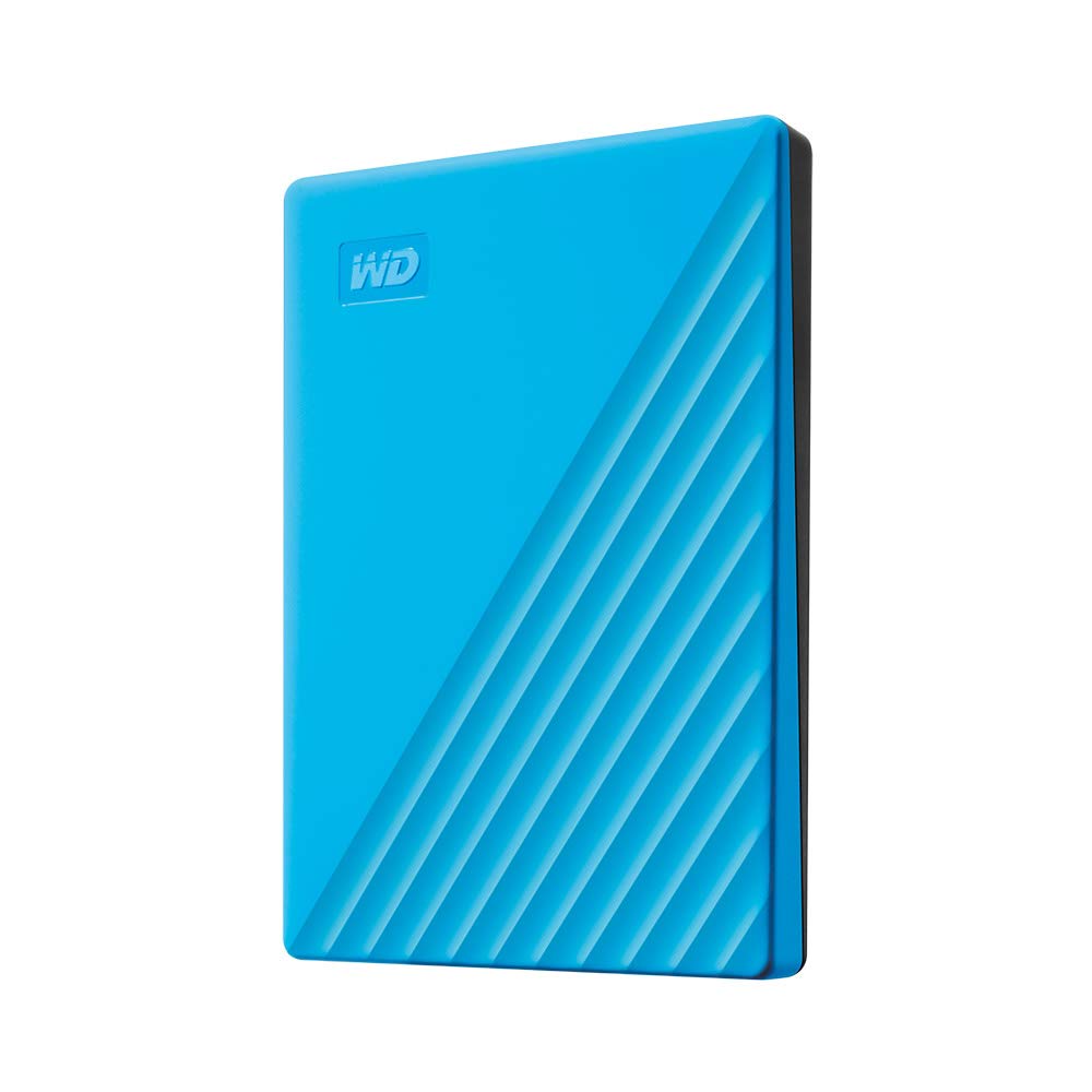 Western Digital 2TB My Passport Portable External Hard Drive, Blue - WDBYVG0020BBL-WESN