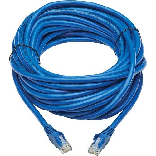 Tripp Lite Cat6 Patch Cable Utp Snagless W/Poe Cmr-LP Blue RJ45 M/30ft (N201P-030-BL)