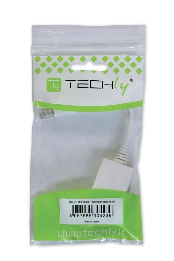 TECHLY iadap usb31-hu31 USB Type C HDMI/USB C White Cable Adapter - (USB Cable Adapter Type C, HDMI/USB C, Male/Female, 0.15 m, White)