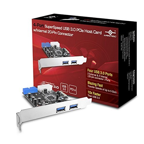 Vantec 3-Port USB 3.0 Type A/C PCIe Host Card (UGT-PC331AC)
