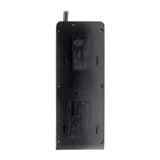 Y417U Tripp Lite 8 Outlet Surge Protector Power Strip with 4 USB Ports (4.2A Shared), 1800 Joules, Black, 6 Ft. (TLP864USBB)