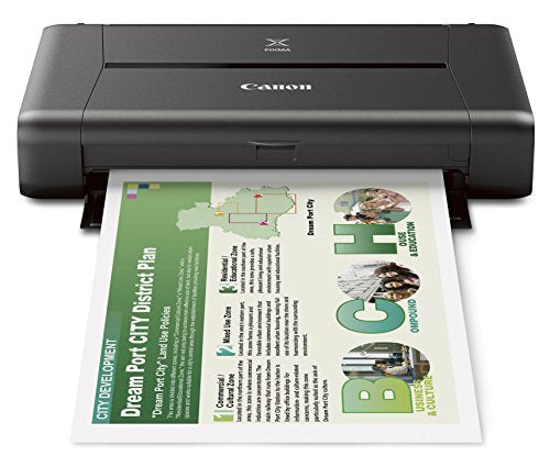 Canon PIXMA iP110 Wireless Mobile Inkjet Printer plus Lithium-ion battery