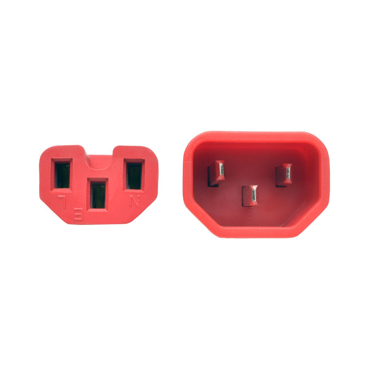 Tripp Lite P018-006-ARD 6' Heavy Duty Power Extension Cord, C14-C15, 15A, 14 AWG, Red