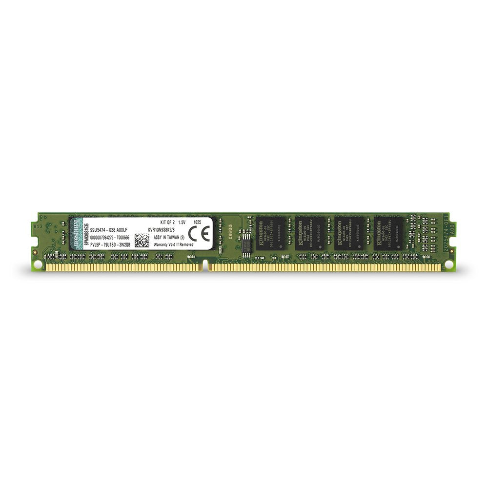 Kingston ValueRAM 8GB Kit (2x4GB) 1333MHz DDR3 Non-ECC CL9 DIMM SR x8 Desktop Memory KVR13N9S8K2/8