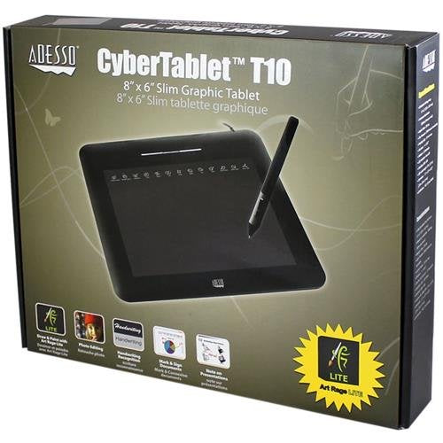 Adesso 8" x 6" Graphic Tablet (CyberTablet T10)