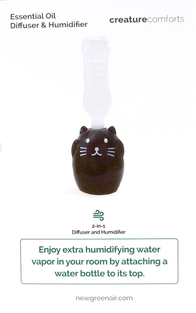 Greenair Mimi The Cat Essential Oil Diffuser for Aromatherapy, 1.1 Pound