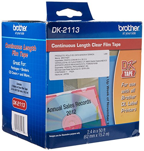 Brother DK2113 Continuous Tape for QL Durable Labels for Instant Signs, Markers and Banners