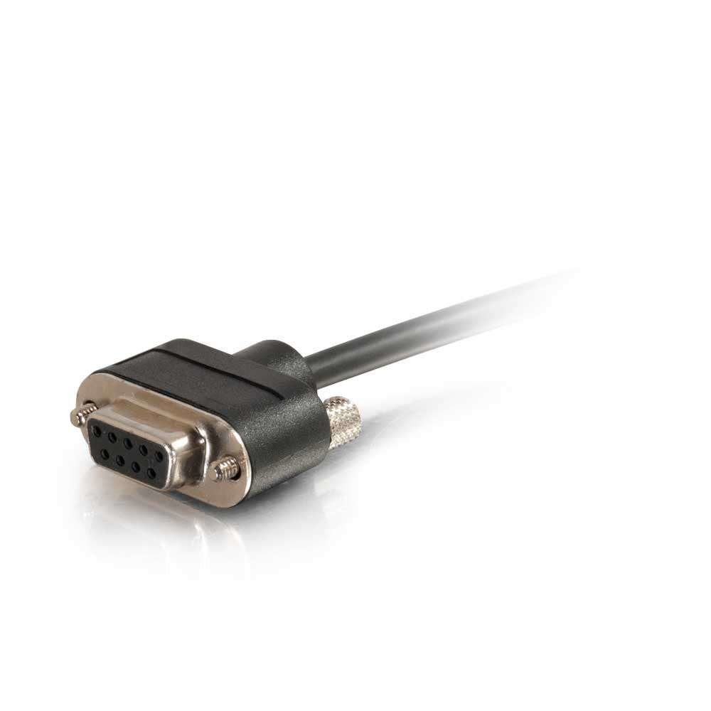 25ft Cmg-Rated Db9 Low Profile Null Modem F-F