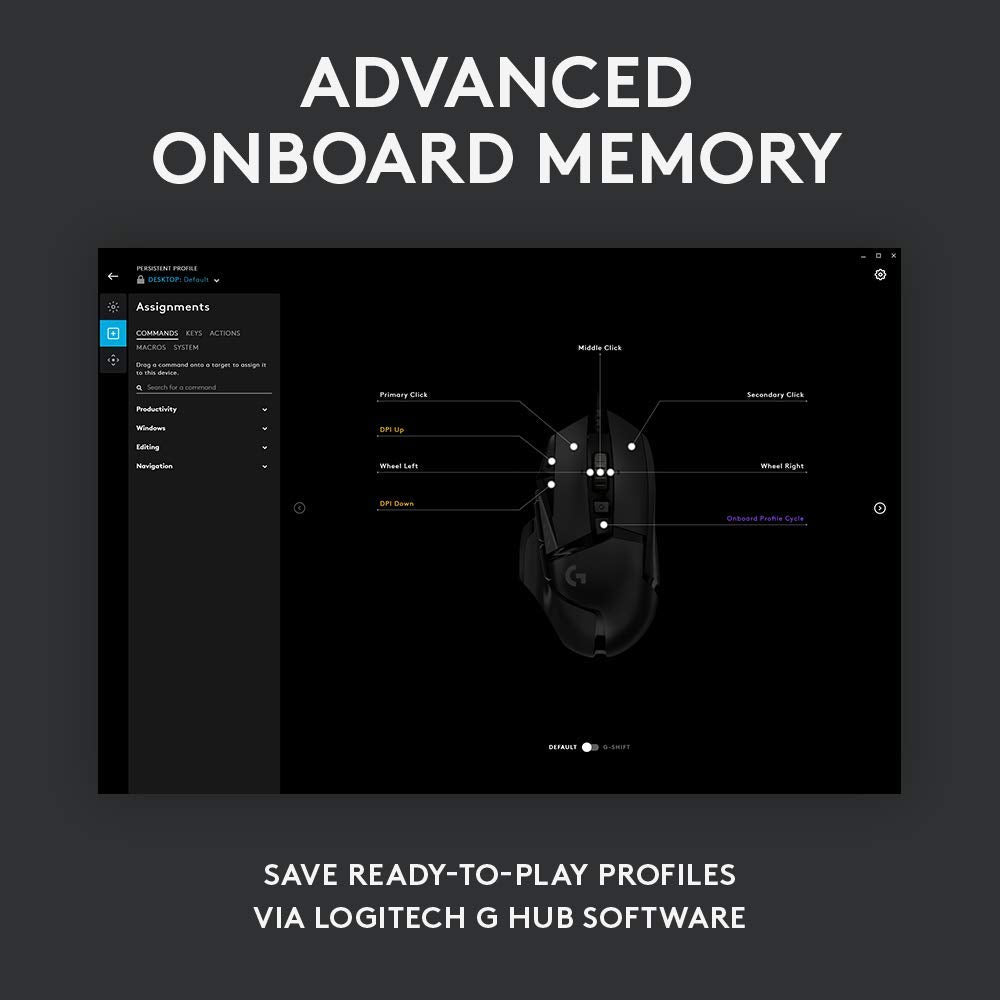 Logitech G502 HERO High Performance Gaming Mouse