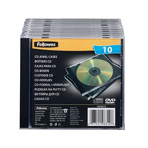 Fellowes CD Jewel Case (10 Pack)